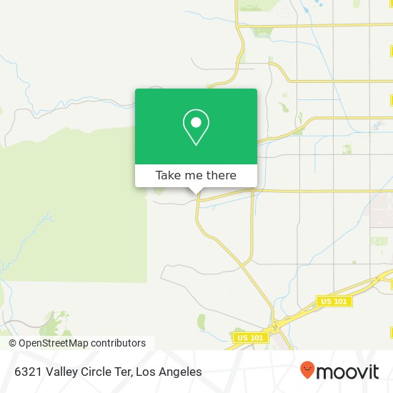 Mapa de 6321 Valley Circle Ter