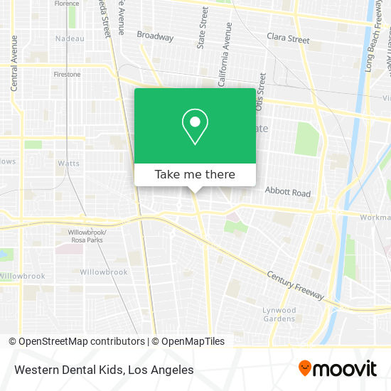 Western Dental Kids map