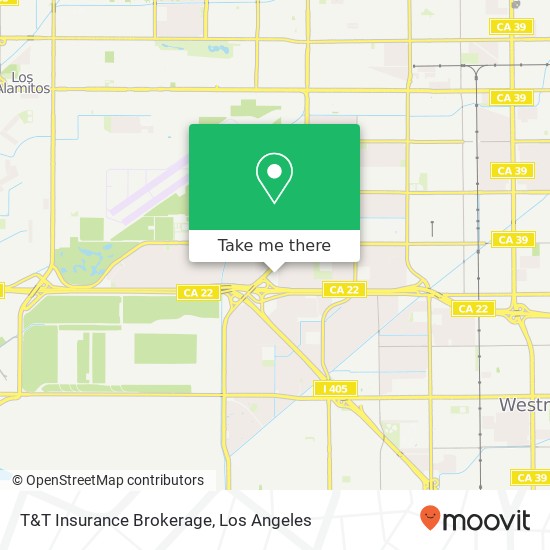 T&T Insurance Brokerage map