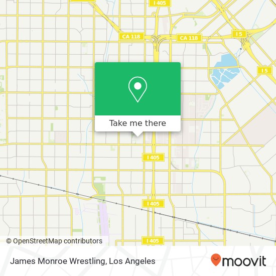 James Monroe Wrestling map
