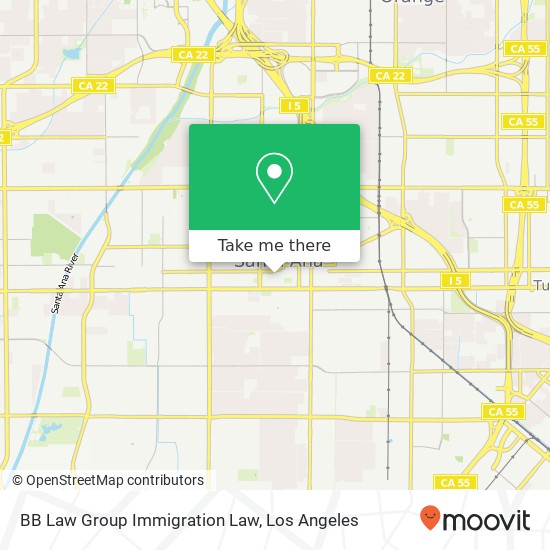 BB Law Group Immigration Law map