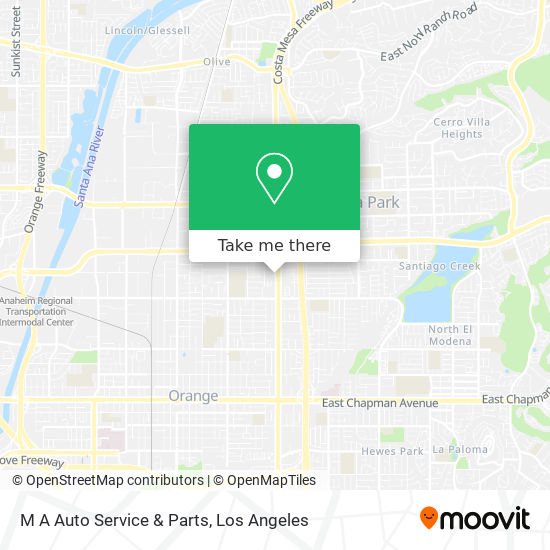 Mapa de M A Auto Service & Parts