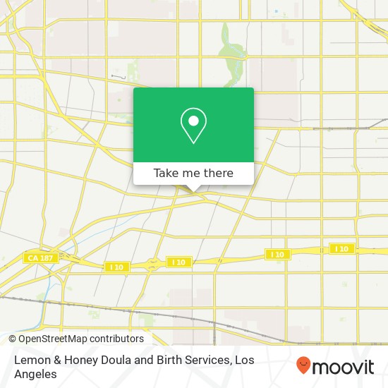 Lemon & Honey Doula and Birth Services map