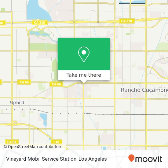Mapa de Vineyard Mobil Service Station