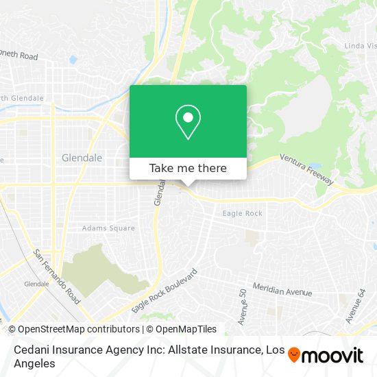 Mapa de Cedani Insurance Agency Inc: Allstate Insurance