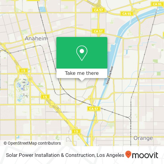 Solar Power Installation & Construction map