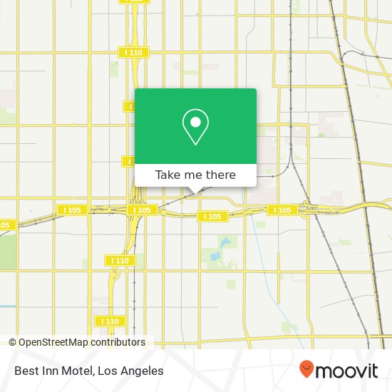 Best Inn Motel map