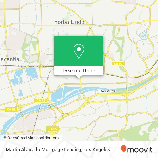 Mapa de Martin Alvarado Mortgage Lending