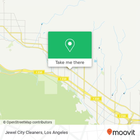 Jewel City Cleaners map