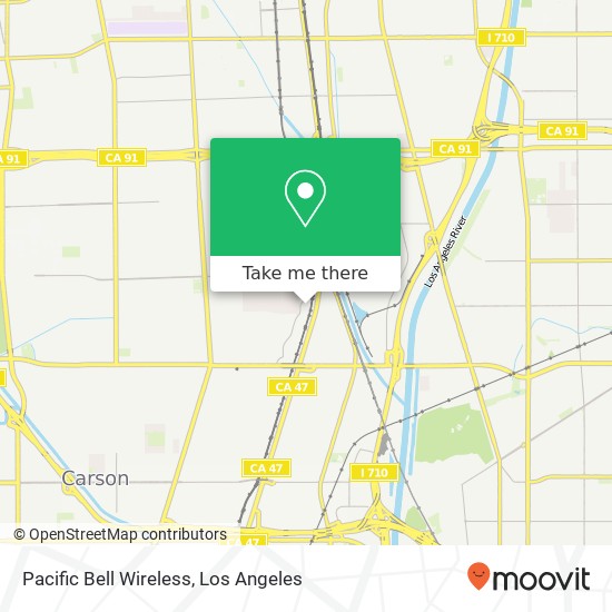 Pacific Bell Wireless map