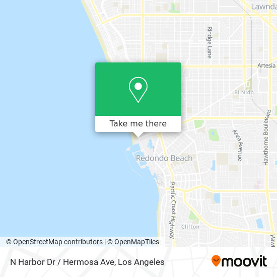 N Harbor Dr / Hermosa Ave map