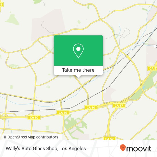 Wally's Auto Glass Shop map