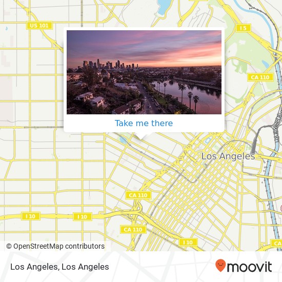 Los Angeles map