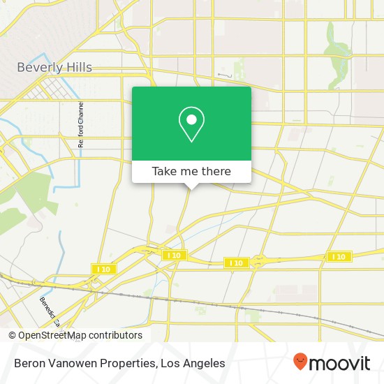 Mapa de Beron Vanowen Properties