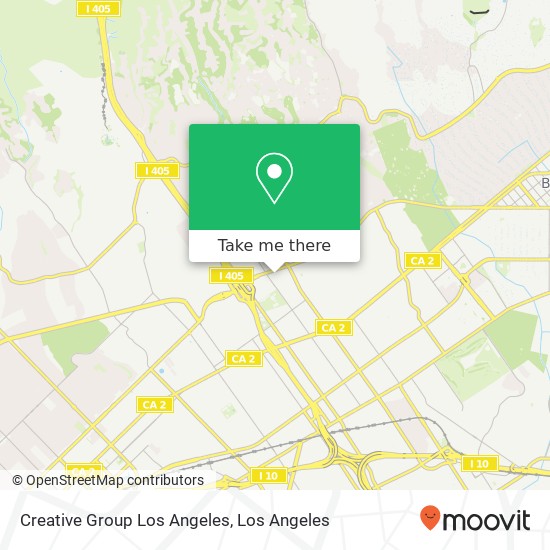 Creative Group Los Angeles map