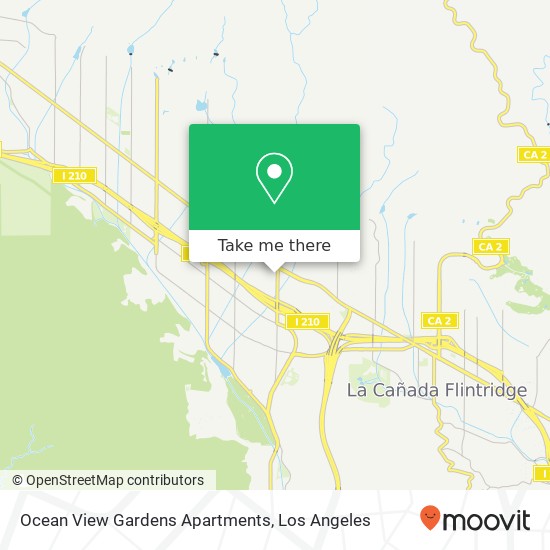 Ocean View Gardens Apartments map