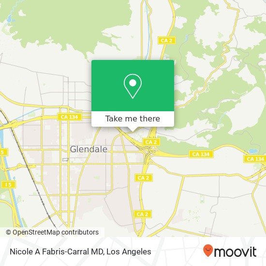 Mapa de Nicole A Fabris-Carral MD