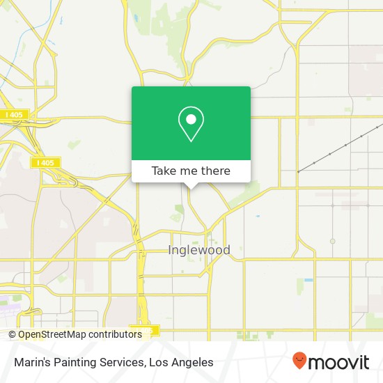 Marin's Painting Services map