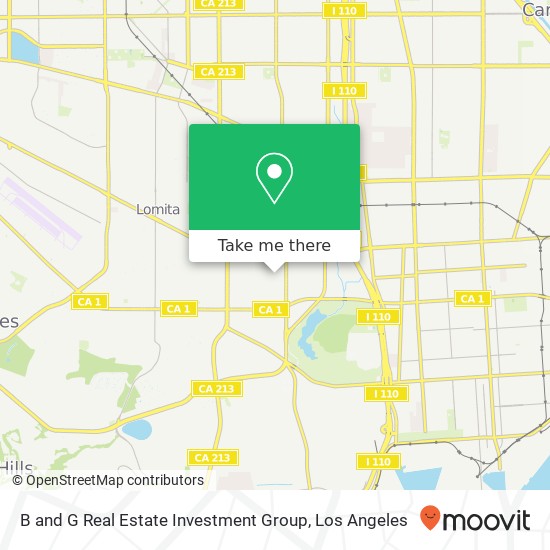 B and G Real Estate Investment Group map