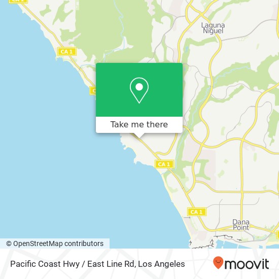 Pacific Coast Hwy / East Line Rd map
