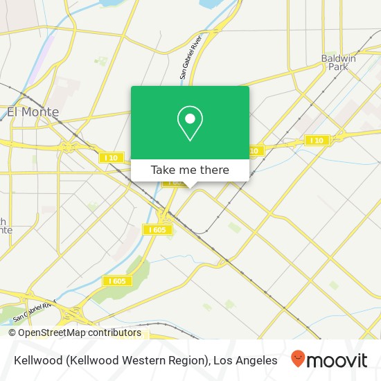 Mapa de Kellwood (Kellwood Western Region)