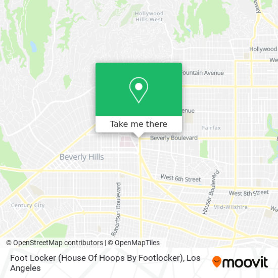 Foot Locker (House Of Hoops By Footlocker) map