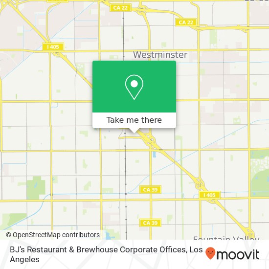 BJ's Restaurant & Brewhouse Corporate Offices map