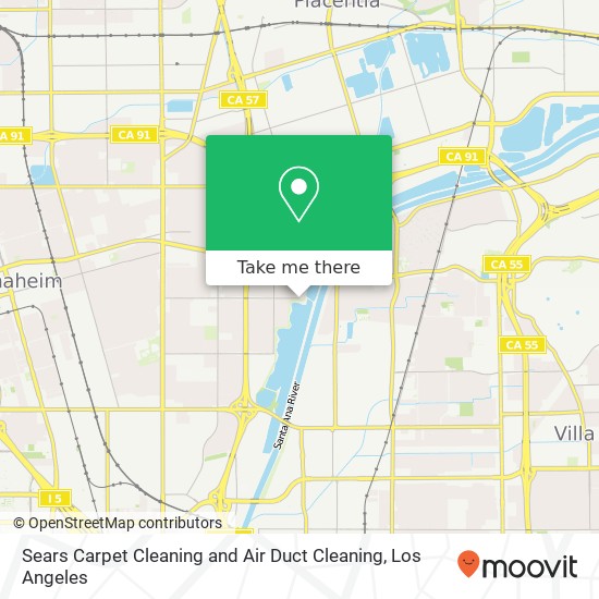 Mapa de Sears Carpet Cleaning and Air Duct Cleaning