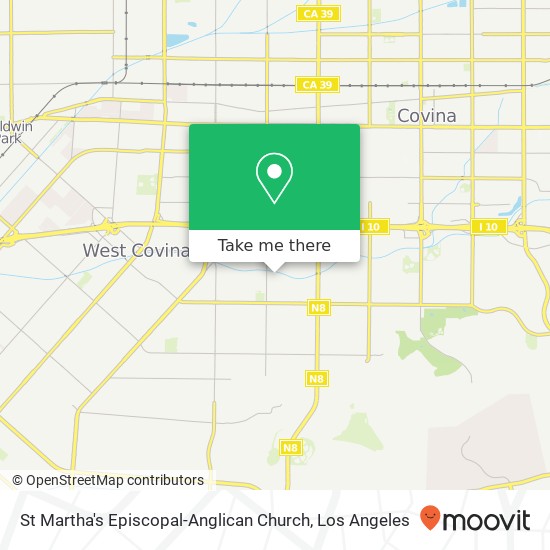 St Martha's Episcopal-Anglican Church map