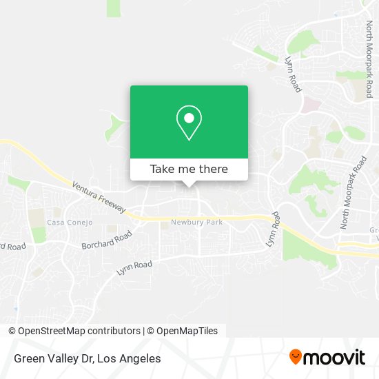 Green Valley Dr map