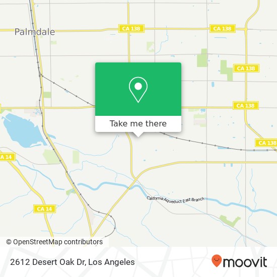 2612 Desert Oak Dr map