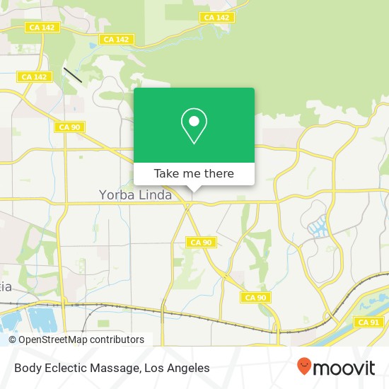 Body Eclectic Massage map