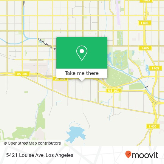 Mapa de 5421 Louise Ave