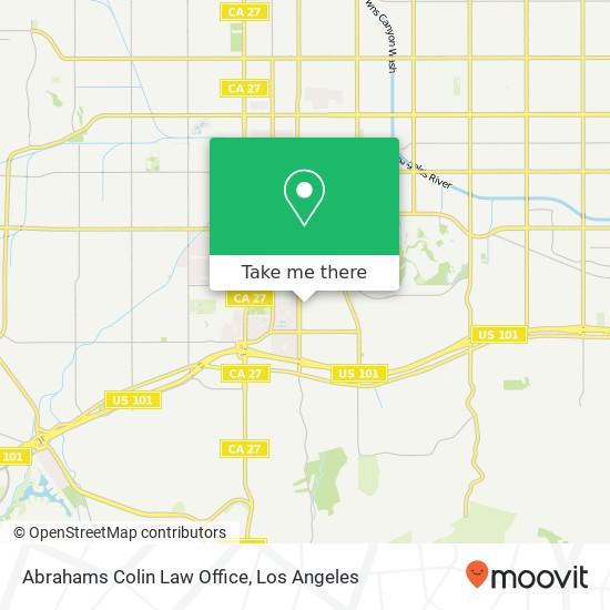 Abrahams Colin Law Office map