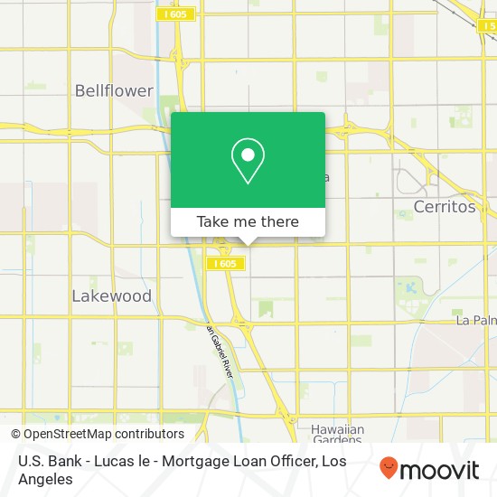 U.S. Bank - Lucas le - Mortgage Loan Officer map