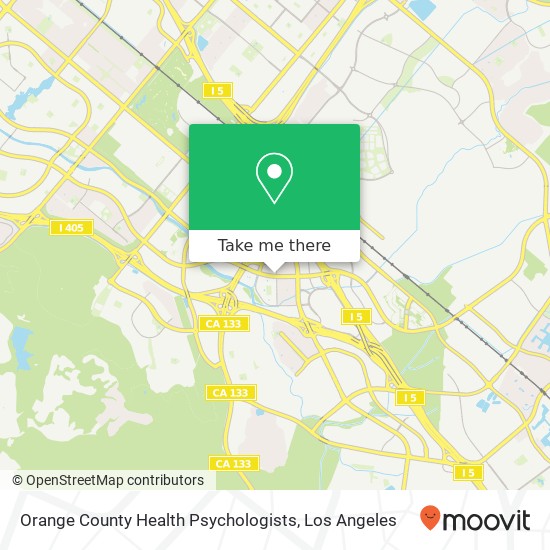 Orange County Health Psychologists map
