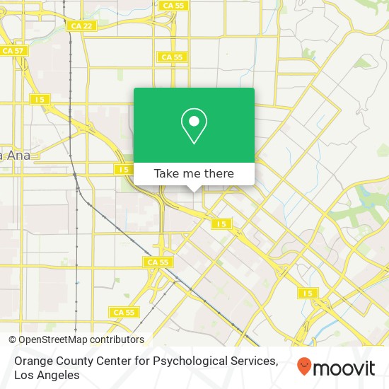 Orange County Center for Psychological Services map