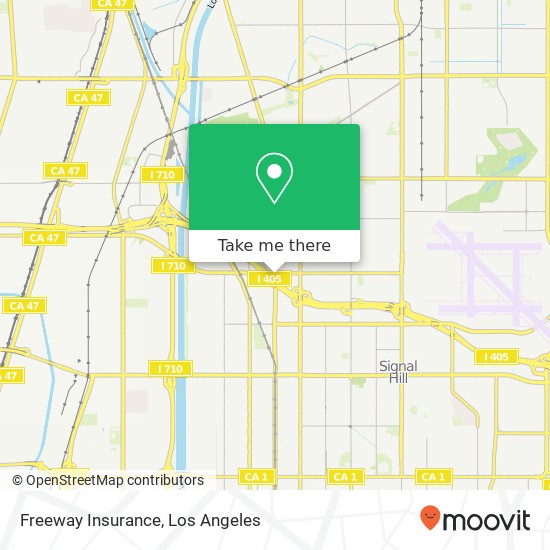 Freeway Insurance map