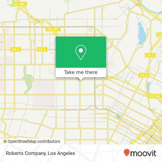 Mapa de Roberts Company