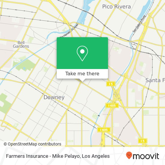 Farmers Insurance - Mike Pelayo map