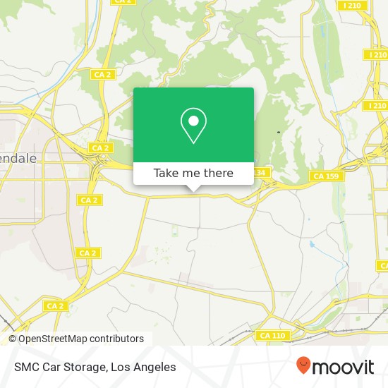 Mapa de SMC Car Storage