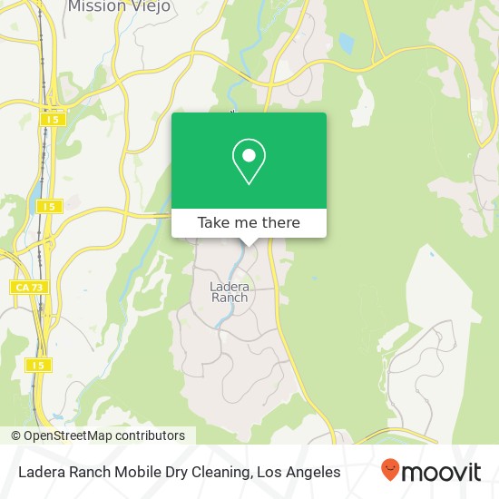 Ladera Ranch Mobile Dry Cleaning map