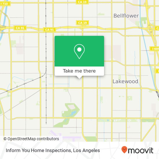 Mapa de Inform You Home Inspections