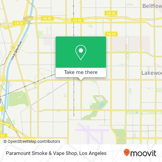 Paramount Smoke & Vape Shop map