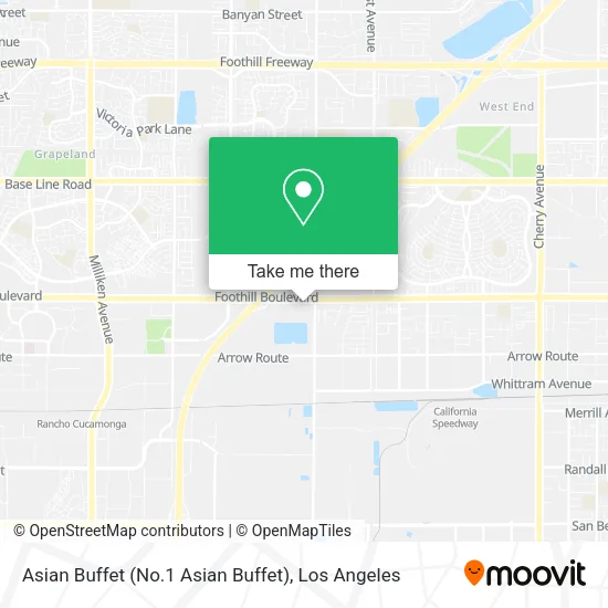 Asian Buffet (No.1 Asian Buffet) map