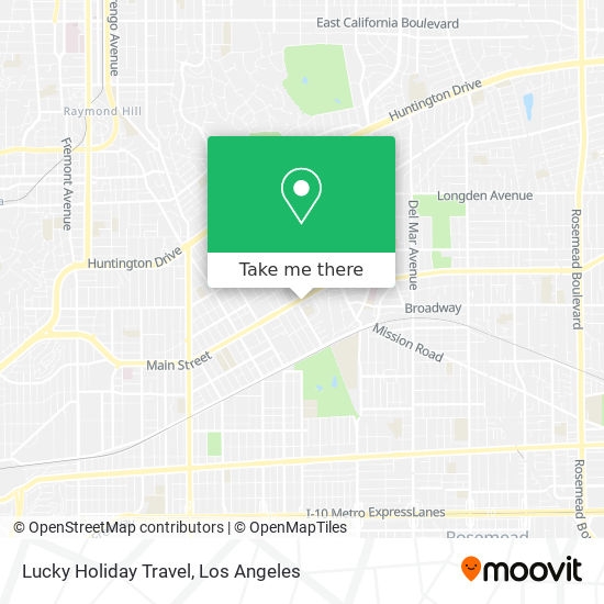 Mapa de Lucky Holiday Travel