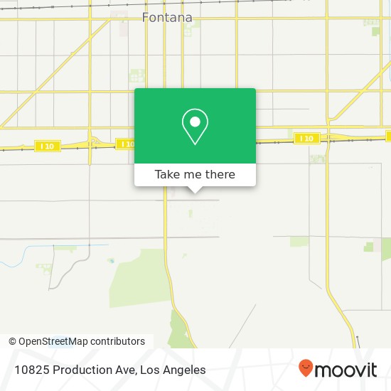 10825 Production Ave map