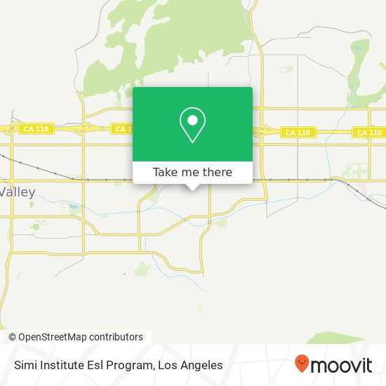 Simi Institute Esl Program map