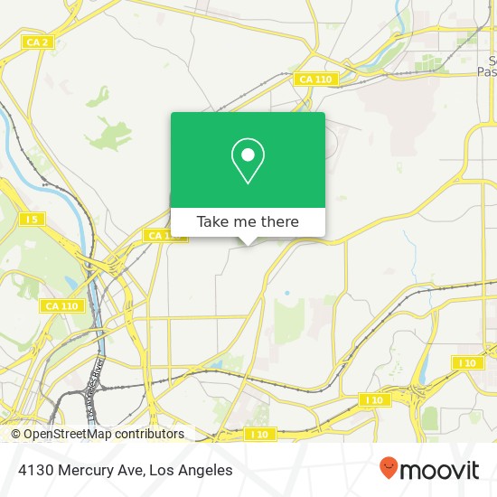 4130 Mercury Ave map