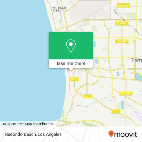 Redondo Beach map